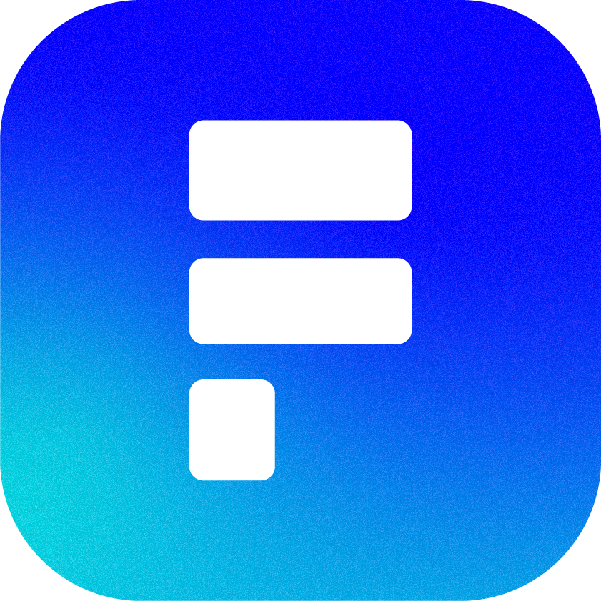 Futur app-ikon svart